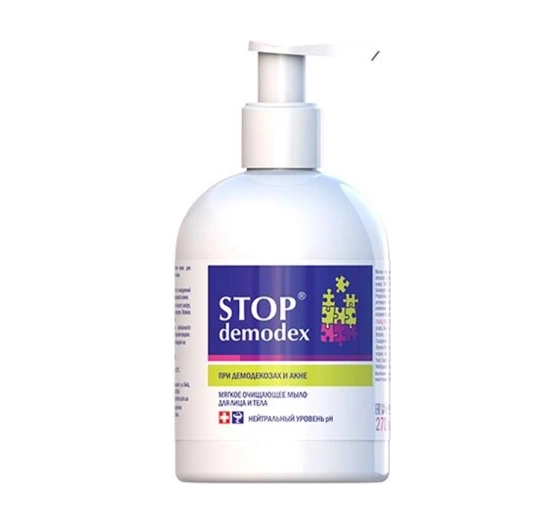 GoldenPharm Stop Demodex Seife für Gesicht und Körper 270ml