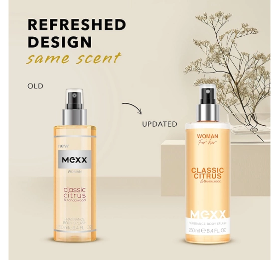 Kliknij na zdjęcie, aby je powiększyć MEXX WOMAN PARFÜMIERTER KÖRPERNEBEL 250ML