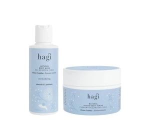 Hagi Have a Wholly Jolly Wash Winterliche Umhüllung Weihnachtsgeschenkset Zuckerpeeling 200 ml + Duschgel 150 ml