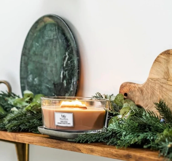 Woodwick Elipse Jar Candle Duftkerze Santal Myrrh 453,6 g