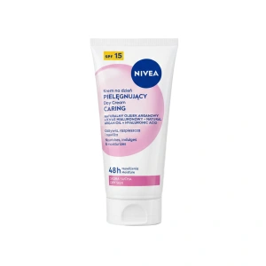 NIVEA Pflegende Tagescreme für trockene Haut SPF15 mit Arganöl und Hyaluronsäure für trockene Haut 50 ml