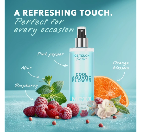 Kliknij na zdjęcie, aby je powiększyć Mexx Ice Touch Woman Körperspray 250 ml