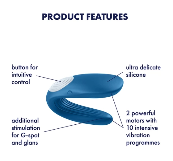 Satisfyer Double Whale Partner Vibrator – Vibrator für Paare