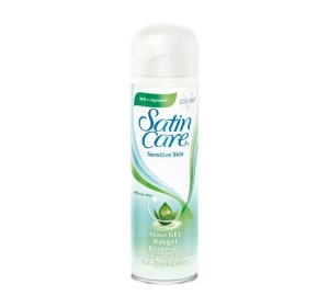 GILLETTE SATIN CARE ALOE VERA RASIERGEL FÜR EMPFINDLICHE HAUT 200ML