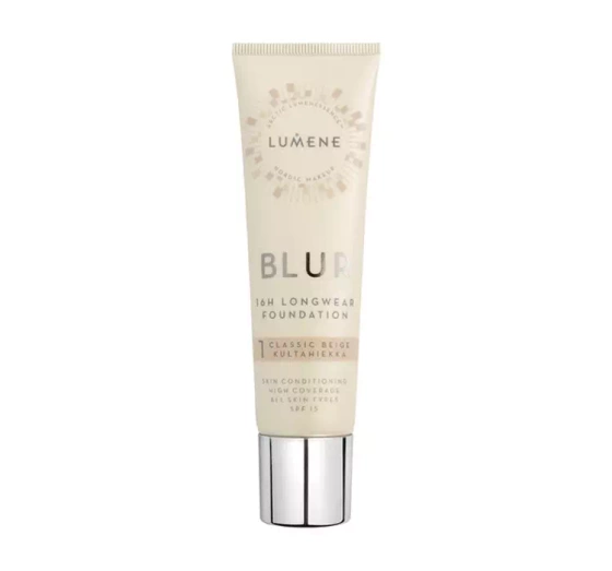 Kliknij na zdjęcie, aby je powiększyć LUMENE BLUR FOUNDATION GLÄTTENDE GRUNDIERUNG 1 CLASSIC BEIGE 30ML