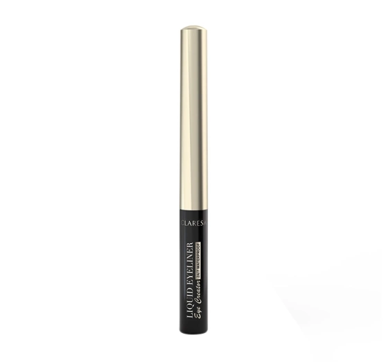 Claresa Liquid Eyeliner Wasserfester Eyeliner mit Pinsel 01 Black 3 g