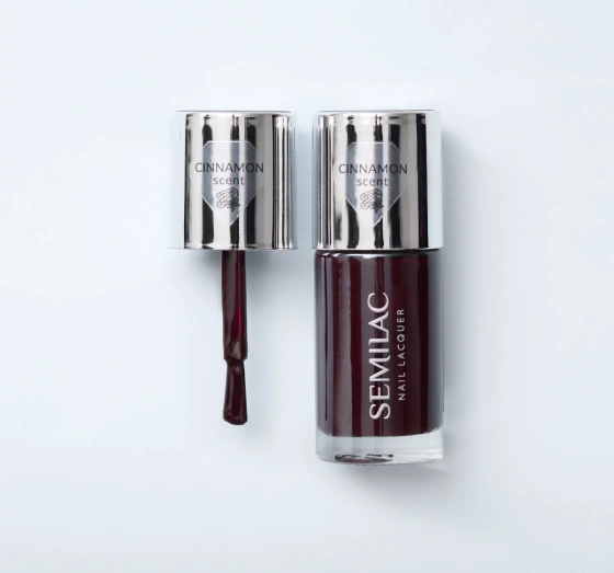 Semilac Nail Lacquer Klassischer Nagellack 112 Wine Red 9 ml 