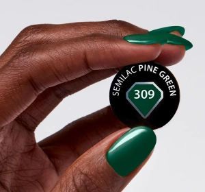 SEMILAC HYBRIDLACK FESTIVE WONDER COLORS 309 PINE GREEN 7ML 