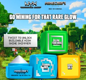NYX Professional Makeup × A Minecraft Movie Cremiger Highlighter 01 Blow Your Mine 8 g