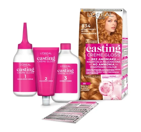 L'Oréal Paris Casting Créme Gloss Haarfarbe 834 Bernsteinblond