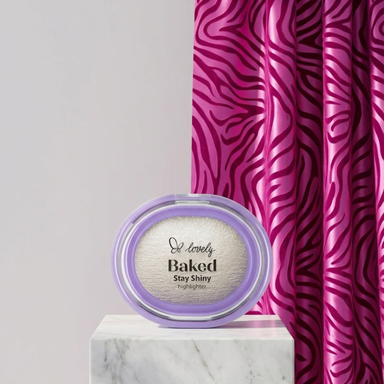 Kliknij na zdjęcie, aby je powiększyć Lovely Baked Stay Shiny – gebackener Highlighter für das Gesicht, 1,4 g