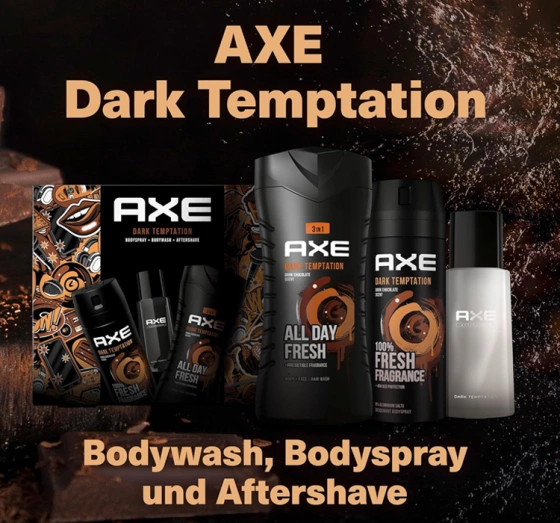 AXE DARK GESCHENKSET FÜR MÄNNER GEL + DEODORANT + ASL