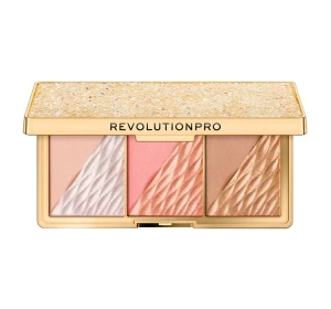Revolution Pro Crystal Luxe Konturierungspalette Pfirsich Royale 3x2.8g