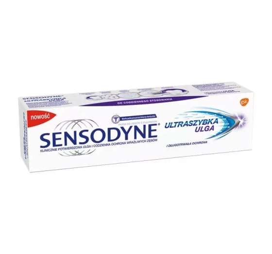 SENSODYNE RAPID RELIEF ZAHNPASTA SCHNELLE LINDERUNG DER ÜBEREMPFINDLICHKEIT 75 ML