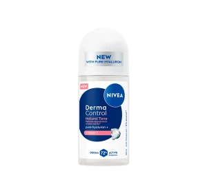 NIVEA Derma Control Antitranspirant Roll-On für Frauen Natural Tone 50 ml