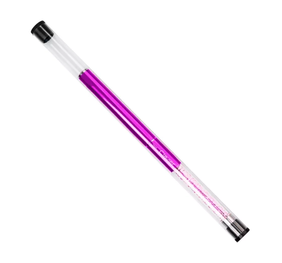 CLAVIER DEKORATIONSBÜRSTE MIT VIOLETTEN ZIRKONEN GRÖSSE 7 mm