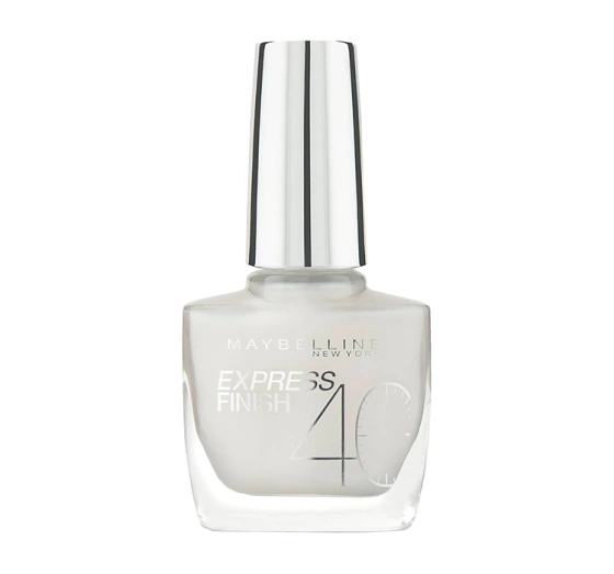 Kliknij na zdjęcie, aby je powiększyć MAYBELLINE EXPRESS FINISH 40 NAGELLACK 15 WHITE DREAM 10ML