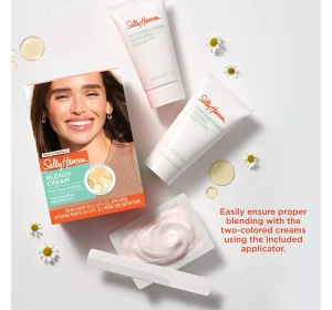 Sally Hansen Set zum Aufhellen der Gesichts- und Körperbehaarung: Creme 50 ml + Aktivator 50 ml