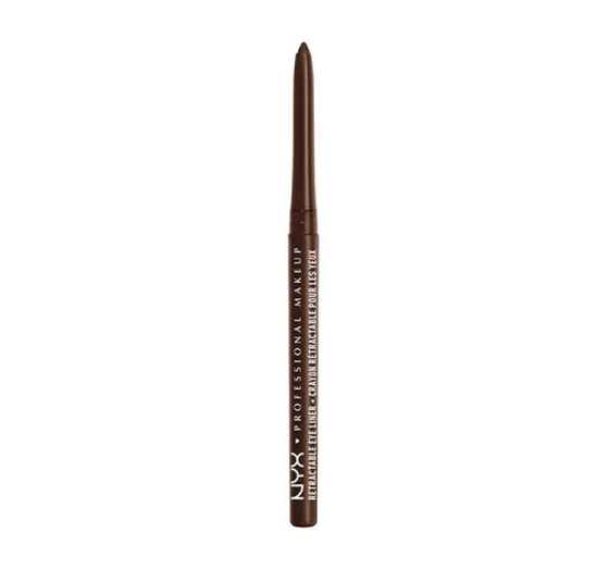 Kliknij na zdjęcie, aby je powiększyć NYX PROFESSIONAL MAKEUP RETRACTABLE WASSERFESTER EYELINER 04 BROWN