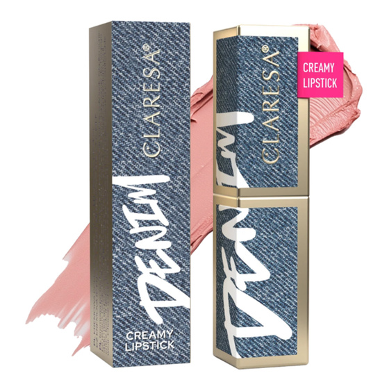 Claresa Denim cremefarbener Lippenstift 04 Rose Cashmere