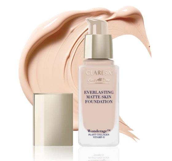 Claresa Care All Day Mattierend-glättende Foundation Natural 32 ml