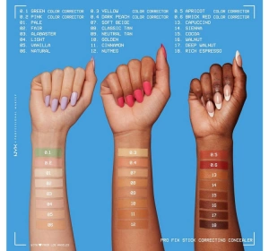 NYX Professional Makeup Pro Fix Stick Concealer-Stick für das Gesicht 0.2 Pink 1,6 g