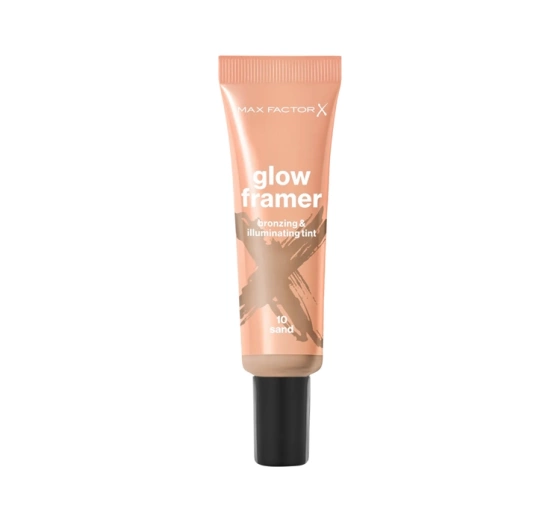 Max Factor Glow Framer Bronzing and Illuminating Tint fürs Gesicht 10 Sand 30 ml