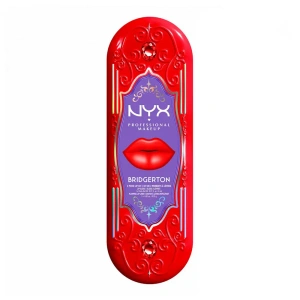 NYX Professional Makeup Bridgerton Royal Treasures Lip Kit 04 Lippen-Make-up-Set Royal Butter Gloss Rouge Romance 8 ml + Royal Lip Liner Flirt Alert 0,33 g