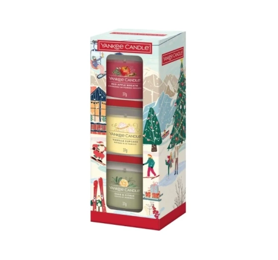 Kliknij na zdjęcie, aby je powiększyć Yankee Candle Apres Ski 2 Mini-Kerzenset 3 x 37 g