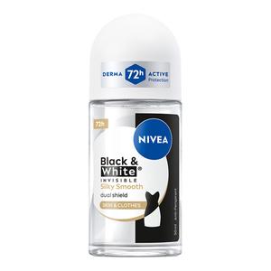 NIVEA Black&White; Invisible Silky Smooth Antitranspirant-Roll-on für Frauen 50 ml