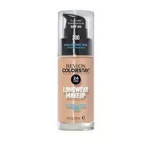 Revlon Colorstay Foundation mit Hyaluronsäure für trockene Haut 200 Nude 30ml