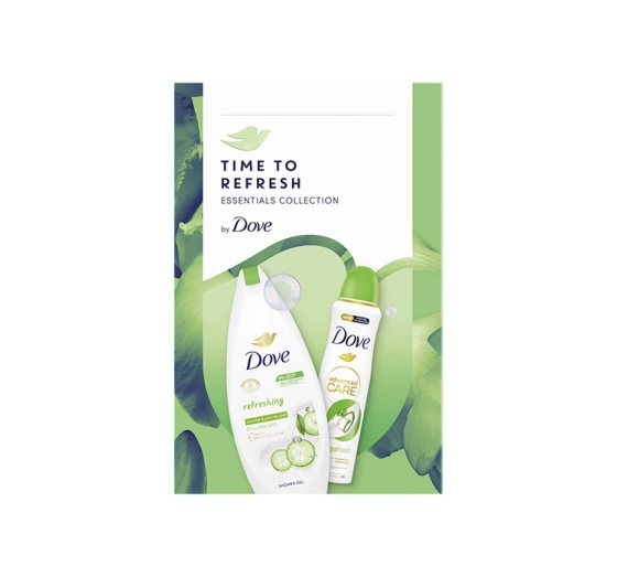 DOVE TIME TO REFRESH KOSMETIKSET DUSCHGEL + ANTITRANSPIRANT SPRAY