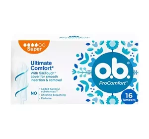 O.B. PRO COMFORT TAMPONS SUPER 16 STÜCK