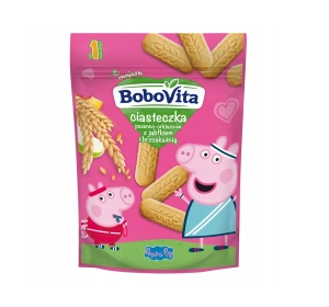 BoboVita Weizen-Dinkel-Kekse ab dem 1. Lebensjahr mit Apfel und Pfirsich 150 g