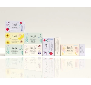 HAGI NATÜRLICHE OLIVENSEIFE MIT GOLDENEN PARTIKELN 100G