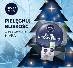 NIVEA MEN Feel Recovered Sensitive Duo Geschenkset für Männer Rasierschaum + Aftershave-Balsam
