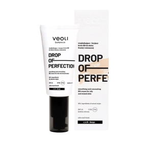 Veoli Botanica Drop of Perfection Glättend-deckende BB-Creme für fettige und Mischhaut SPF20 2.5 N Beige 30 ml