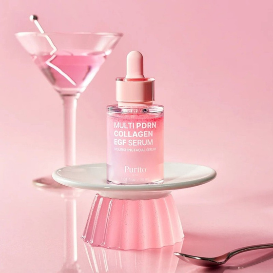 Kliknij na zdjęcie, aby je powiększyć Purito Multi PDRN Collagen EGF Serum – pflegendes Gesichtsserum mit Kollagen, EGF und PDRN, 30 ml
