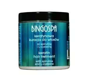 BINGOSPA KERATINKUR FÜR HAARE MIT SPIRULIN UND L-CYSTEIN 250G