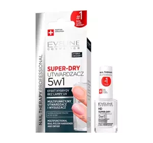 Eveline Cosmetics Super-Dry 5-in-1-Nagelhärter und -Trockner 12 ml