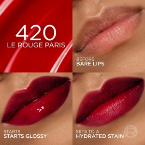 L’Oréal Paris Hyaluron Tint – getöntes Lippenöl-Serum 420 Le Rouge Paris 5 ml