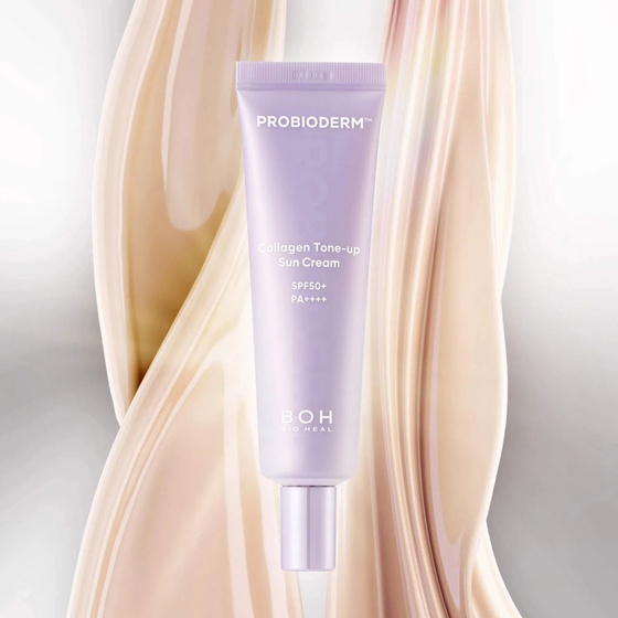 Bioheal Boh Probioderm Collagen Tone-up Sun Cream – hautausgleichende Sonnencreme mit Lichtschutzfaktor SPF50+ PA++++, 50 ml