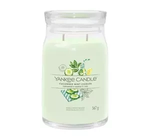 YANKEE CANDLE SIGNATURE DUFTKERZE CUCUMBER MINT COOLER 567G