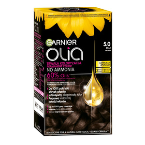 GARNIER OLIA PERMANENTE HAARFARBE OHNE AMMONIAK 5.0 BRAUN