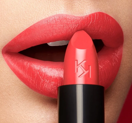 KIKO Milano Smart Fusion Lipstick Lippenstift mit glänzendem Finish 411 Coral 3g