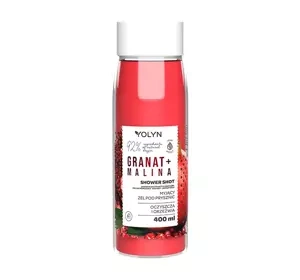 YOLYN SHOWER SHOT VEGANES DUSCHGEL GRANATAPFEL + HIMBEERE 400ML