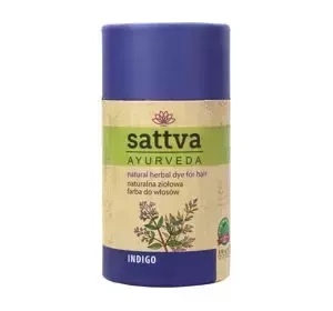 SATTVA AYURVEDA HENNA NATÜRLICHES PFLANZLICHES HAARFÄRBEMITTEL INDIGO 150G