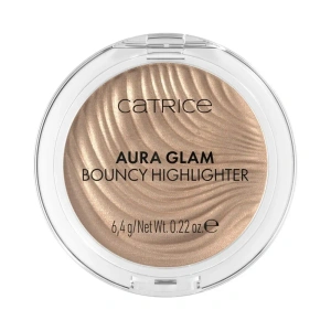 Catrice Aura Glam Bouncy Highlighter – ein Gesichtshighlighter mit elastischer und geschmeidiger Textur, 010 Moonlit Sand, 6,4 g