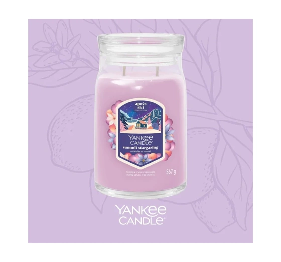 Kliknij na zdjęcie, aby je powiększyć Yankee Candle Signature Apres Ski Große Duftkerze Summit Stargazing 567 g