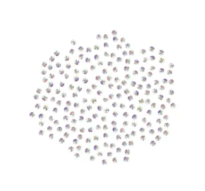 Opalierende Zirkonia, 2 mm, 100 Stück